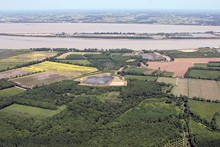 Vue aérienne du marais - JPEG - 27.8 ko